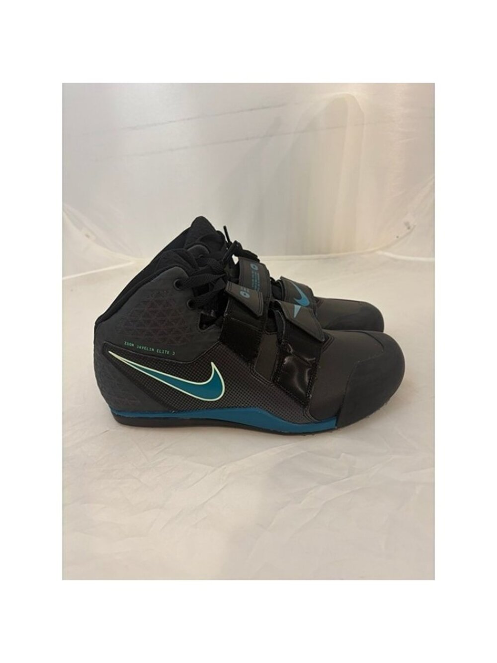 Nike zoom javelin elite 3 black blue track spikes women’s sz 12 FZ9626 001